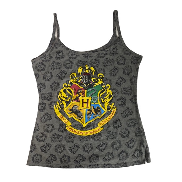 Warner Bros. Tops - Hogwarts School of Witchcraft & Wizardry School Crest Tank Top Size Large